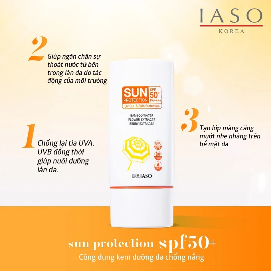 kem chống nắng hàn quốc Dr.IASO Sun Protection