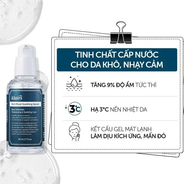 Klairs Rich Moist Soothing Serum