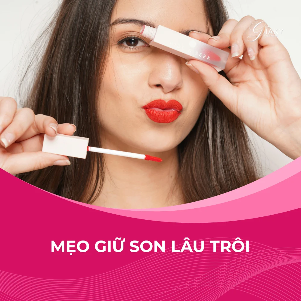 Mẹo giữ son lâu trôi